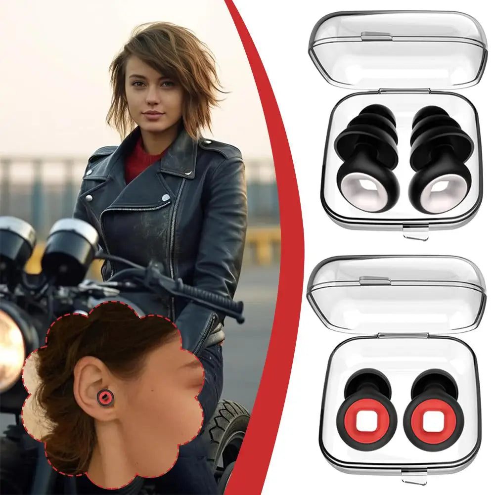 Motorcycle Noise Reduction Earplugs Anti-Noise Mute Earplugs Motorcycle Equipment Sleep Soundproof Earplugs